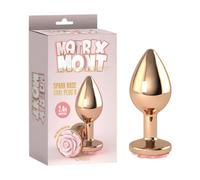 Plug Anale Spark Rose Dilatatore Metallo Dildo Sex Toy Gioiello