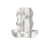 Plug anale Speculum cavo che sbircia perline anali butt plug con tappo trasparente dildo anale donne uomini giocattoli adulti del sesso