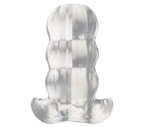 Plug anale Speculum cavo che sbircia perline anali butt plug con tappo trasparente dildo anale donne uomini giocattoli adulti del sesso