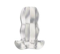 Plug anale Speculum cavo che sbircia perline anali butt plug con tappo trasparente dildo anale donne uomini giocattoli adulti del sesso