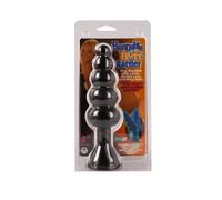 Plug anale stimolatore anale in pvc nero bendable butt rattler plug 20.3 cm