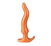 Plug anale Super Long Dildo Plug anale Massaggiatore prostatico Soft Big Butt Plug Gioco per adulti Giocattoli del sesso anale