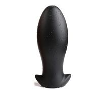 Plug anale Super Size Dildo Butt Plug Soft Plug anale in silicone Massaggio prostatico Ano Giocattoli del sesso anale Nessun plug anale vibratore (taglia XL nera)