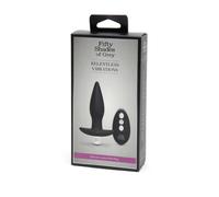 Relentless Vibrations Remote Control Butt Plug - Black