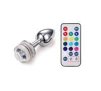 Plug anale Telecomando Cambia colore Lampada Plug anale Dilatazione dell'ano Butt plug luminoso Masturbatore Coppie Flirt Sex Toys