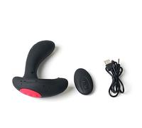 Plug anale Telecomando senza fili gonfiabile enorme dildo anale vibratore massaggiatore della prostata maschile grande butt plug giocattoli del sesso anale Per uomini