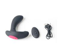 Plug anale Telecomando senza fili Massager della prostata Plug anale gonfiabile Plug anale vibrante Giocattoli del sesso del vibratore anale