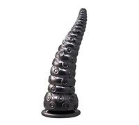 Plug anale Tentacle Dildo Anal Plug Butt con grande ventosa Sex Toys Ano Massaggio prostatico (taglia M)