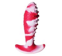 Plug Anale Termosensibile 31°C in Silicone Liquido Morbido - Design Pesce Palla con Base ad Ancora, Cambia Colore al Contatto, Giocattolo SM Sensoriale per Adulti