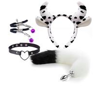 Plug anale Testa di animale sacro ornamento coda fascia per donna volpe coda anale butt plug giocattolo erotico del sesso Per donna coppia cosplay