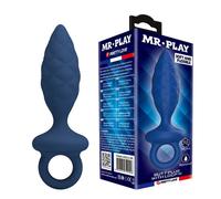 Plug Anale Testurizzato Ø 3,2 cm in Silicone MR PLAY Dildo Impermeabile Sex Toy