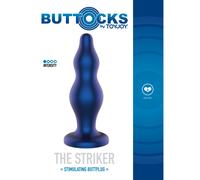 Plug anale The Striker forma anatomica stimolatore prostatico 12 cm silicone