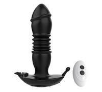 Plug anale Thrusting Dildo Vibratore Plug anale Massaggiatore prostatico Vibratori Telecomando Telescopico Butt Plug Giocattoli sessuali (Tipo B telescopico)