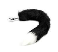 Plug anale Tocco morbido Simpatico plug anale Orecchie di gatto Fasce Set Soft Fox Tail Butt plug in metallo Cosplay Giocattoli sessuali Per Masturbatore femminile