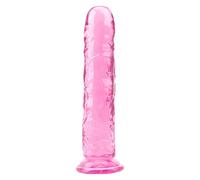 Plug anale Translucent Soft Jelly Big Dildo Fake Butt Plug Sex Toys per donna Uomo Massaggio anale