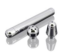 Plug anale Ugello per doccia pulito anale in metallo 3 stile Plug Head Pulizia anale Kit pulito/Rubinetto Plug anale Giocattolo del sesso anale