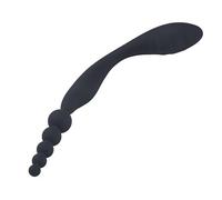 Plug anale Uomini e donne usano la doppia testa per tirare la perlina di gel di silice nel cortile Plug anale Masturbazione G Spot anali Giocattoli con dildo Per Adulti
