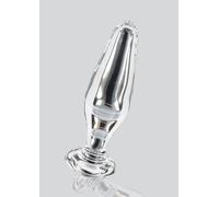 Plug Anale vaginale in vetro glass dildo anal butt sex toy trasparente