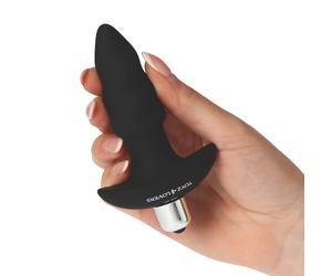 Plug Anale Vaginale Vibrante 10 cm Dilatatore Mini Dildo Piccolo Unisex Silicone