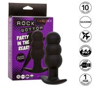 Plug Anale Vibrante a Perline Calexotics Rock Bottom - 10 Modalità