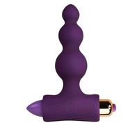 Plug anale vibrante a sfere mini vibratore dildo in silicone dilatatore butt sex
