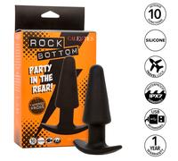 Plug Anale Vibrante Calexotics Rock Bottom - Silicone, 10 Funzioni