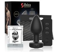 Plug Anale Vibrante con Telecomando Ibiza - Silicone, Taglia S
