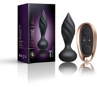 Plug anale vibrante Desirestimolatore telecomando 10 vibrazioni silicone USB