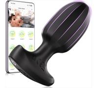 Plug anale vibrante, dildo con 9 modalità di vibrazione, massaggiatore prostatico, giocattoli erotici