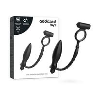 Vibratore anale con anello fallico vibrante addicted toys