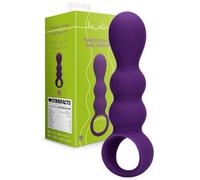 Vibratore anale a sfere ricaricabile Loveline (viola)