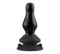 Plug anale vibrante in vetro con ventosa Missy Glass Vibrator