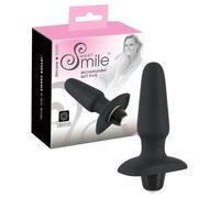 plug anale vibrante nero in silicone ricaricabile dilso con vibrazione black