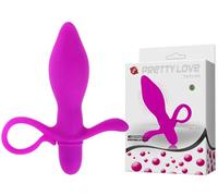 Plug Anale vibrante Taylor viola stimolatore ano prostata 10 funzioni silicone