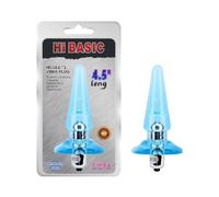 Plug Anale Vibrante Unisex Dilatatore Sfintere Sexy Shop Blu