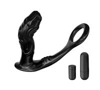 Plug anale Vibratore anale Giocattolo del sesso Punto G Massaggiatore della prostata Butt Plug Anello di ritardo Vibratori Prodotti per adulti