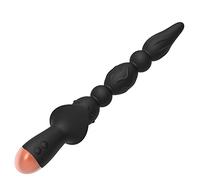 Plug anale Vibratore anale in silicone Spinta stimolatore della prostata Massaggiatore Anello di blocco Butt plug anale Giocattoli del sesso Dildo