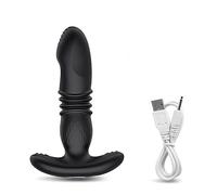 Plug anale Vibratore anale Per Uomo Donna Gay Telecomando senza fili Telescopico Rotazione vibratori Dildo Butt Plug Giocattoli sessuali Dildo