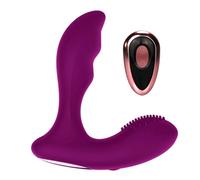 Plug anale Vibratore anale remoto senza fili Per Uomini Donne Doppi motori Masturbatore vibrante Dildo Plug anale Giocattoli sessuali Per Plug anale da uomo