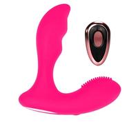 Plug anale Vibratore anale remoto senza fili Per Uomini Donne Doppi motori Masturbatore vibrante Dildo Plug anale Giocattoli sessuali Per Plug anale da uomo