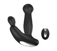 Plug anale Vibratore anale rotante a controllo remoto Massaggiatore prostatico vibrante Butt plug maschile Stimolatore della prostata Giocattolo del sesso anale
