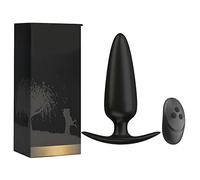 Plug anale Vibratore anale senza fili Butt Plug Massaggiatore prostatico Telecomando Plug anale Merci intime Giocattoli sessuali Adulti Gay (taglia S con telecomando)