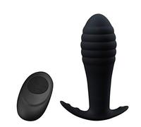 Plug anale Vibratore anale Telecomando senza fili Spinta Butt plug anale Dildo Vibratore Massaggiatore prostatico Giocattolo sessuale (solo vibrazione)
