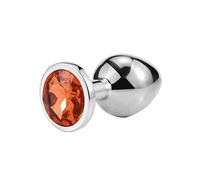 Plug anale Vibratore Giocattoli anali in metallo Prodotti del sesso per adulti Uomini Butt Plug Plug anale in acciaio inox Sex-toy Anal DildoToys 8 colori (oro)