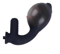 Plug anale Vibratore gonfiabile del vibratore 10 frequenze Donna Uomo Vibratore anale Pompa del vibratore Masturbatore anale Big Butt Plug Giocattoli del sesso