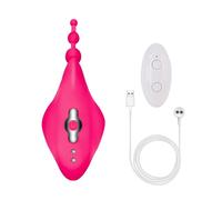 Plug anale Vibratore per mutandine indossabile telecomandato 10 velocità Masturbatore Macchina del sesso Uovo vibrante invisibile a distanza senza fili anale