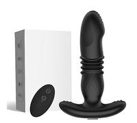 Plug anale Vibratore Plug anale Massaggiatore prostatico Telecomando senza fili Plug anale vibrante Dildo Giocattolo del sesso (con scatola)