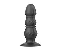 Plug anale Vibratore Telecomando senza fili Telescopico Dildo Massaggiatore Prostata Butt Plug Vibratore Giocattoli del sesso anale (NO Telecomando)