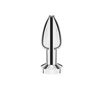 Plug anale Vibratori anali in acciaio inossidabile Massaggiatore prostatico 7 velocità Plug anale vibrante Dildo Giocattolo del sesso anale Adulti 18 (B)