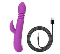 Plug anale Vibratori automatici da 24 cm Per Donne Falli riscaldati Masturbatore Spina anale Donne Masturbatore Macchina del sesso Giocattoli del sesso Tappi per allenamento di testa